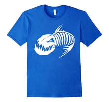 Fishing Badass Fish Bone Skeleton T-Shirt Fisherman Gift
