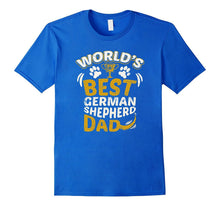 Mens World's Best German Shepherd Dad Graphic T-Shirt