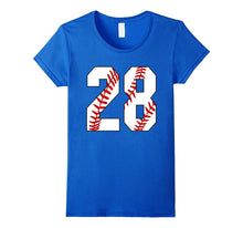 #28 Baseball Laces Baseball Mom Jersey Love Baseball T-Shirt