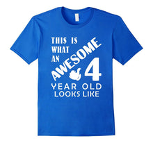Awesome 4 Year Old Looks Like Funny TShirt Born in 2013 Kids