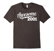 Awesome Since 2001 T-Shirt - Fun 16 Happy Birthday Tee