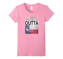 Straight Outta Texas Vintage Flag T-Shirt