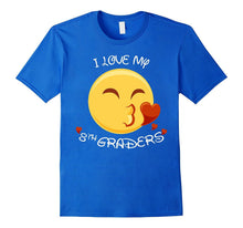 I Love My 8th Graders Grade School Teacher Emoji T Shirt