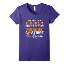 I'm CHICKEN Tshirt Halloween Don't Human Costume Fool You