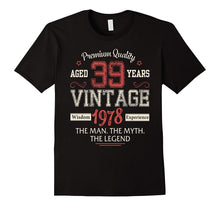 Legends Are Born in 1978 Aged 39 Years Old Vintage Awesome