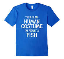 I'm Really a Fish Halloween Costume Shirt Easy Funny