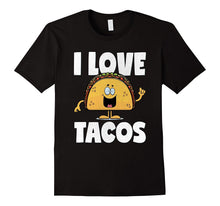 I Love Tacos Funny Vintage Retro Cute Taco Lover T-Shirt