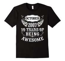 10th Birthday Shirt October 2007 Kid Age 10 Years Old Shirts