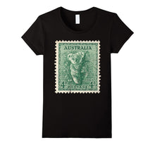 Koala Bear Stamp T-Shirt I Love Animals Australia Wild Life