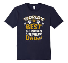 Mens World's Best German Shepherd Dad Graphic T-Shirt