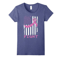 Breast Cancer Shirt Fight Flag Shirt