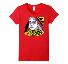 Queen of Diamonds Tshirt Face Cards Playing Cards Clothing