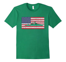 American Flag Naval Ship T-Shirt Patriotic Unisex Top Tee