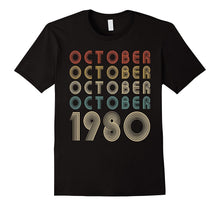 Retro Classic Vintage OCTOBER 1980 - 37th Gift 37 Years Old