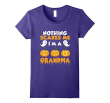 Nothing Scares Me I'm a Grandma Family Halloween T-Shirt