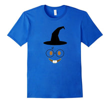 Emoji Nerd Smiley Face Wizard Hat Halloween Costume T-Shirt
