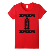 5 Colors Crayon Box Group Costume Halloween T-Shirt