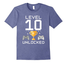 10th Birthday Level 10 Unlocked Funny Gamer T-Shirt Gaming