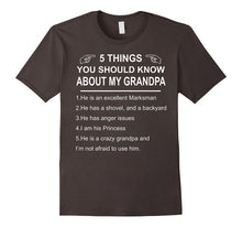 5 Things You Should Know About My Grandpa T-Shirt