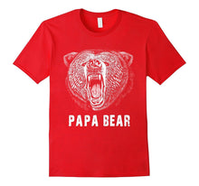 Papa Bear T-Shirt Best Gift for Dad