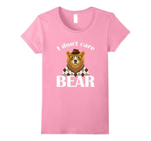 I Don't Care Bear T-Shirt for Women Mens Girls Boys Gift Tee