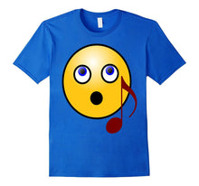 Singing Smiley Face Emoji Music Note T Shirt 2