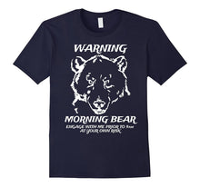 Funny Not a Morning Person Grumpy Morning Bear Shirt
