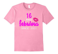 16 and Fabulous Since 2001 - Girls Shirts Sweet Sixteen