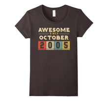 Retro Awesome Since October 2005 12th Birthday Gifts 12 Born