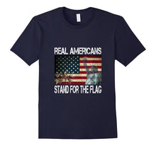 Real Americans Stand for the Flag - American Flag Shirt