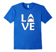 LOVE Sharks T-Shirt Women Men Girls Boys
