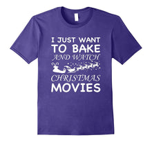 Santa I Just Want to Bake and Watch Christmas Movies Shirt