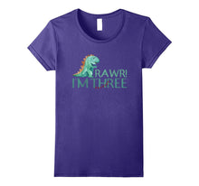 3rd Birthday Dinosaur Tshirt Age 3 Year Old Boy Girl Shirt