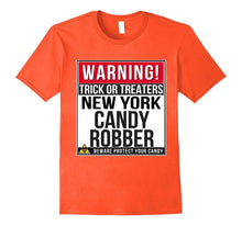 Halloween Funny New York T Shirt Candy Robber