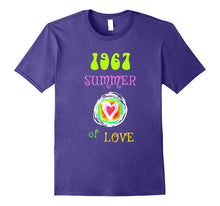 1967 Summer of Love Hippie Heart T-Shirt
