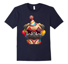 Pug in Glasses Birthday T-Shirt