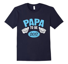 Papa to Be of a New Baby Boy Baby Shower 2017 T-Shirt