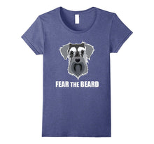 Dog Meme Fear the Beard Mini Schnauzer Dog T Shirt