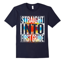 Straight Into First Grade T-Shirt Back to School Tee