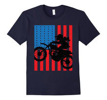Dirt Bike American Flag Shirt | Enduro Motocross T-Shirt