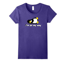 I'm on My Way Lazy Sleeping Penguin Graphic T-Shirt