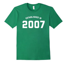10th Birthday Gift Shirt - Established in 2007