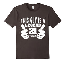 Mens This Guy Is a Legend 21st Birthday T-Shirt
