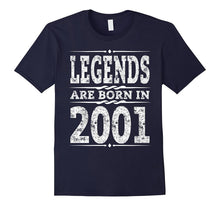 Funny Legends Are Born in 2001 T-Shirt 16th Birthday Gift