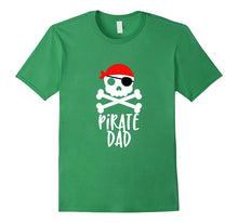 Mens Pirate Dad T-Shirt Skull and Crossbones Tshirt Tee Shirt