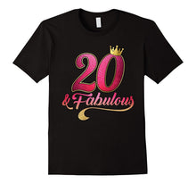 20th Birthday Queen Fabulous 20 Years Old T-Shirt