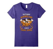 Halloween Nothing Scares Me I Have Three Sons T-Shirt