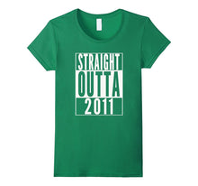 STRAIGHT OUTTA 2011 6th Birthday Fun Cool T-Shirt Gift