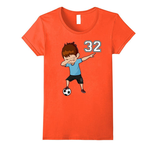 #32 Soccer Shirt Boys Funny Dabbing Dab Dance Soccer Ball