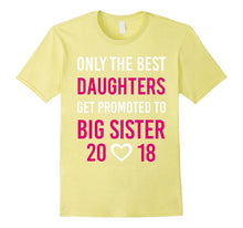 Promoted to Big Sister Shirt 2018 Hearts